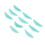 10Pairs Green Silicone Eyelash Perm Gaskets Makeup Tool Reusable Pads 1