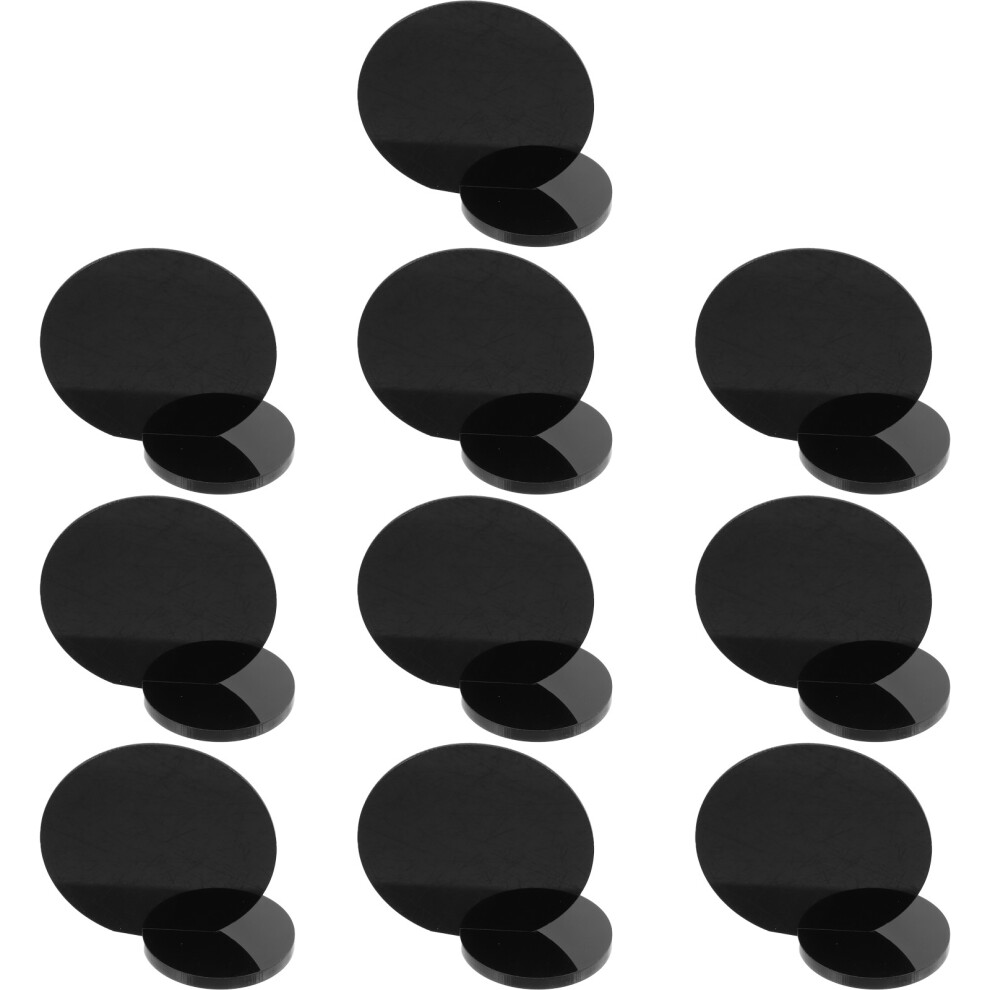 20 Sztuk OkrąGłYch Tabliczek StołOwych Z Akrylu Z Podstawami-image