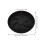 2 Pcs Redondo Plástico Para Suporte Suculentas Preto 2