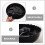 2 Pcs Redondo Plástico Para Suporte Suculentas Preto 7