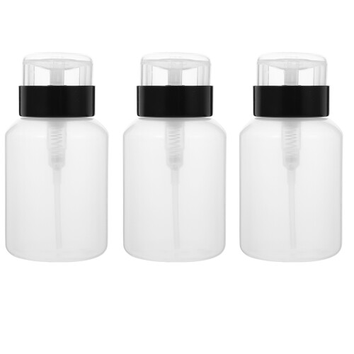 3Pcs Frascos Armazenamento Removedor Esmalte Tipo 2