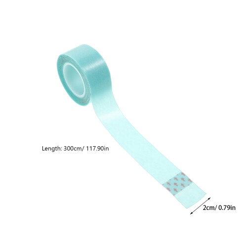 1 Rolo De Transparente Dupla Face Para Extensões E Couro Cabeludo 1