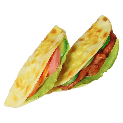 2 Stuks Realistisch Pannenkoekmodel Valse Burrito Decoratie