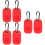 6 Siliconen Sleutelhanger Voor Tile Mate Pro 8