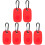 6 Siliconen Sleutelhanger Voor Tile Mate Pro 3