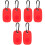 6 Siliconen Sleutelhanger Voor Tile Mate Pro 4