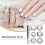 8 Unidades Para Manicure Francesa Para Unhas Com Pincel 11