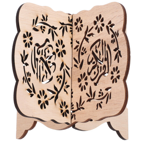 5Stk Holz Buchständer Tischhalter 1