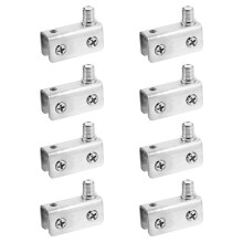 Silberne Duschabtrennungsteile 8 1,6*0,8*0,6 Zoll