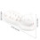 Cat Chopstick Rest Weiß Gabel Mini Keramik 2