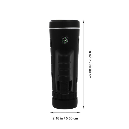 1 Set Lichtgewicht Monoculaire Telefoon Zwart 2