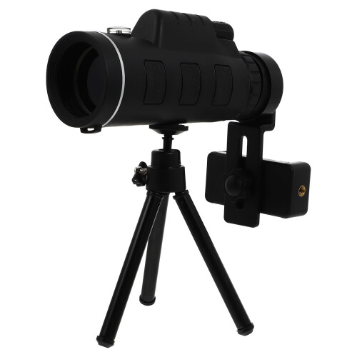 1 Set Lichtgewicht Monoculaire Telefoon Zwart 1