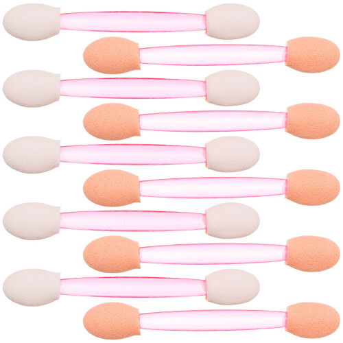 100 Stuks Wegwerp Dubbelkop Oogschaduw Borstel Stick