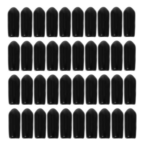 100 Stuks Haarband Eindkapjes Vervanging Haarband Eind Rubber Doppen 2