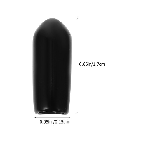 100 Stuks Haarband Eindkapjes Vervanging Haarband Eind Rubber Doppen 1