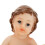 Figurinha De Jesus Bebê Resina Com Para Decoração De 6