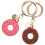 2Pcs Protetora De Silicone Para Chaveiro Compatível Com Airtags 3