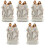 5 Stks Heilige Ornament Religieuze Beeldje 5