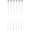 6 Stuks Tinsel Haar Extensions Glitter Voor Vrouwen 1