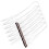 6 Stuks Tinsel Haar Extensions Glitter Voor Vrouwen 7