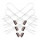 6 Stuks Tinsel Haar Extensions Glitter Voor Vrouwen 11