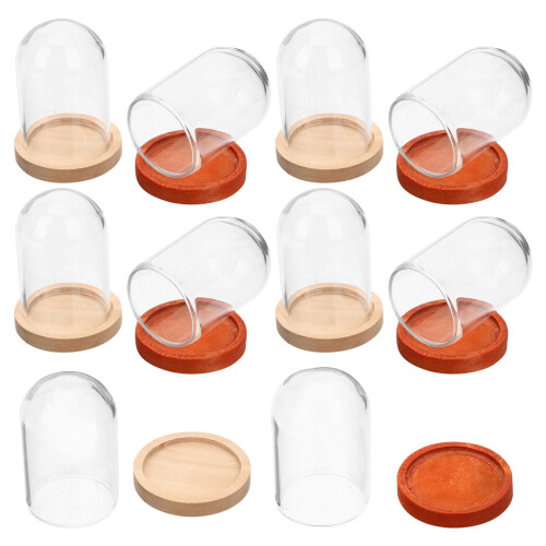 40 Stuks Globe Glazen Presentatiecase Met Voet 2