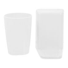 Wall-Mounted Toilet Cup Set Toothbrush Cups For Bathroom Holder And