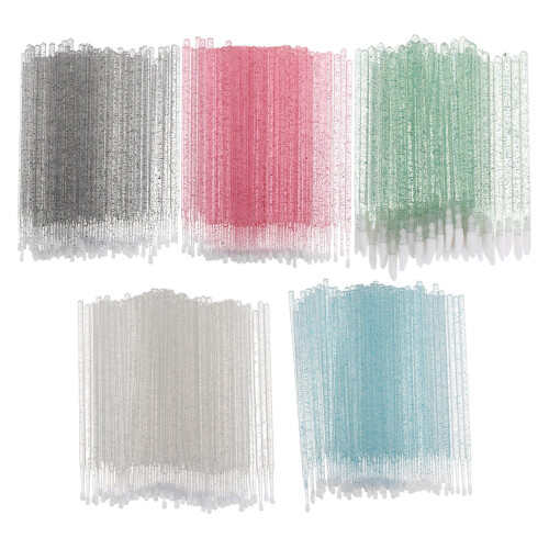 4 Sets Micro Applicator Brush: Wegwerp Lippenborstels Met Katoenen Tip