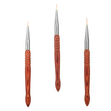 3 Stuks Duurzame Nailart Borstels Voor Nageldesign Pen