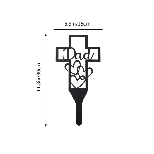 Dad Design Begravenispaal Decoratief Buiten Bord 2