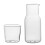 1Set Transparent Glass Juice Jug Multi-Function Household Milk Cup 4