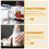 1Set Transparent Glass Juice Jug Multi-Function Household Milk Cup 9