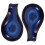2Pcs Kiln Change Ceramic Spoon Rest Dark Blue Elegant Japanese Style 9