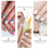 8 Pezzi Per French Manicure Con 9