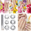 8 Pezzi Per French Manicure Con 10