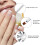 8 Pezzi Per French Manicure Con 7