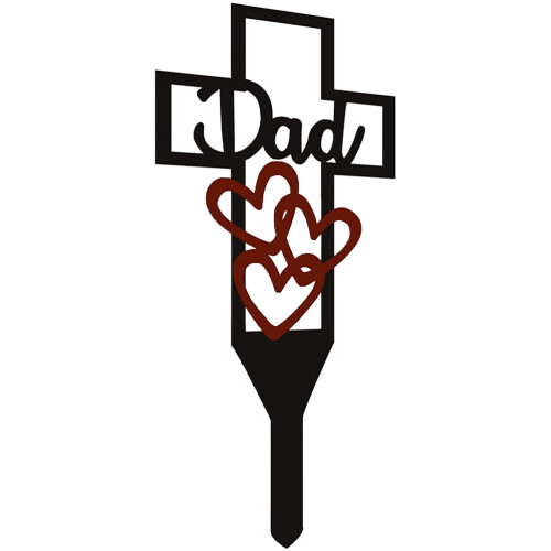 Cruz De Metal Para E Túmulos Decoração De Cemitério