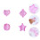 4 Pezzi Per Manicure, Cornice, Stampo , Strumenti Nail Art 6
