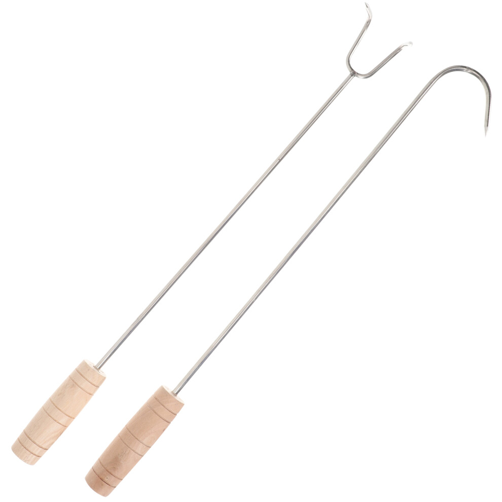 2Pcs Professional Roasting Hook Multi-Function Accessory