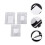 3 Sets Make-up Ring Professionele Cosmetische Mengring Voor Vrouwen 2