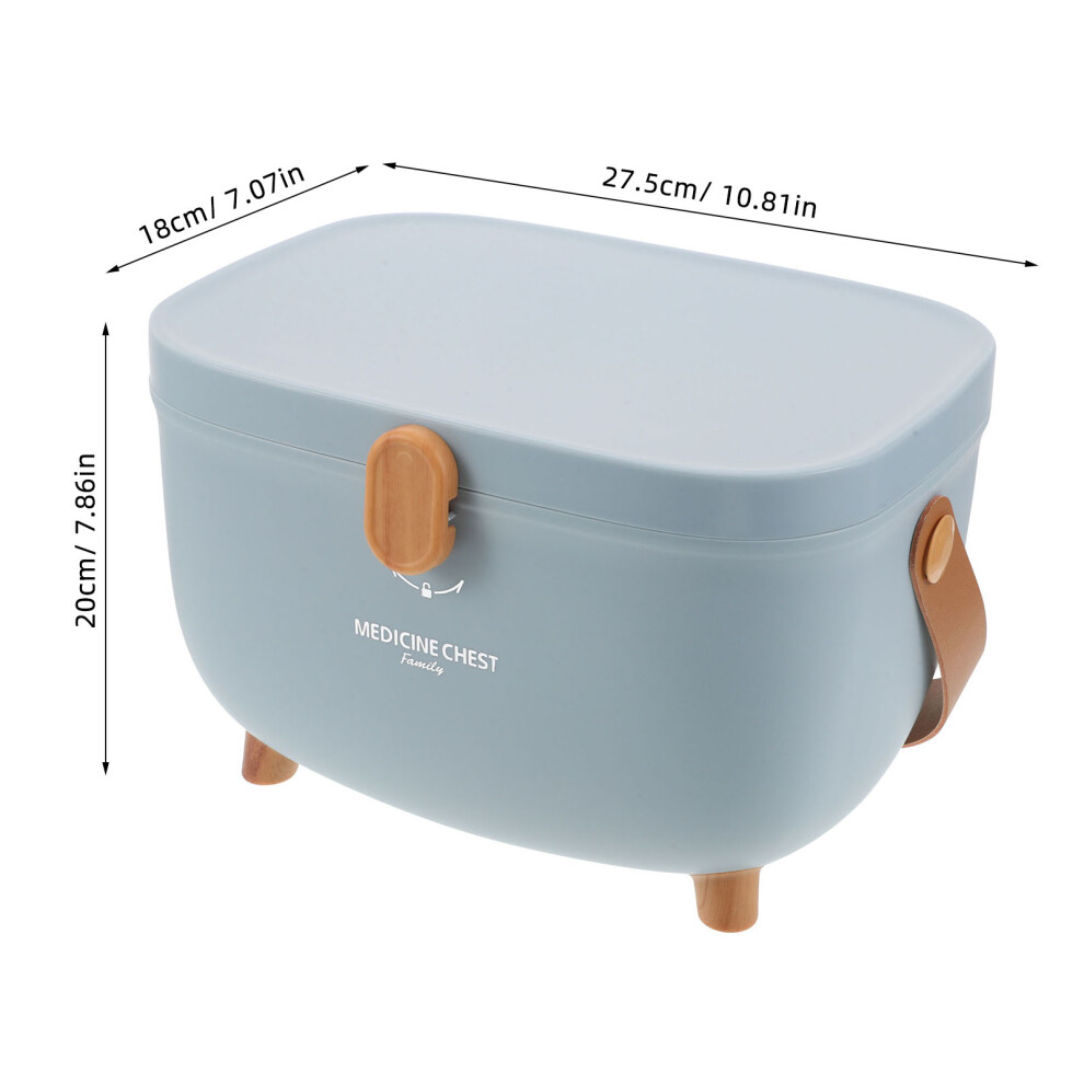 Boîte à Médicaments Portative Étanche - 4 Compartiments, Grande Capacité, ABS Résistant - Pour Maison, Voyage