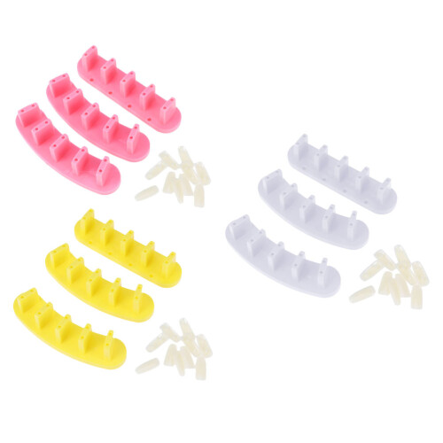 9 Pezzi Per Cornice Manicure Espositore Decorazioni Unghie 2