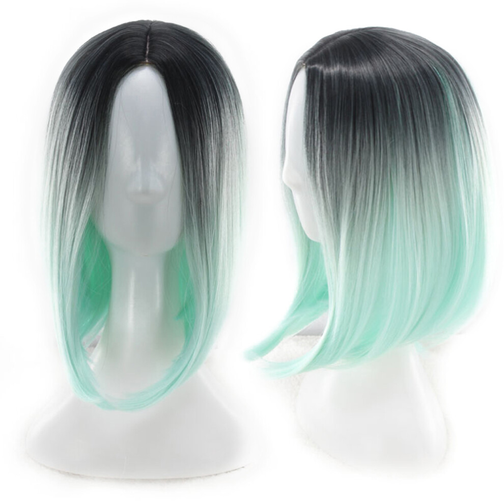 Wig PanińSki Bob Odcień Cosplay Syntetyczna KróTka Prosta-image