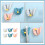 6 Pezzi Portaspazzole Design Pollice Con Ganci Appendispazzola 10