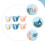 6 Pezzi Portaspazzole Design Pollice Con Ganci Appendispazzola 9