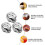 3 Cubos De Hielo Inoxidable Forma De Para Whisky 7