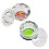 2 Pezzi Contenitori In Cristallo Per Nail Art Con 4