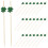 100 Pezzi Shamrock Cocktail Picks Per Frutta E Dolci Festa 1