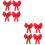 8 Vorhangschleifen Band Halter 8
