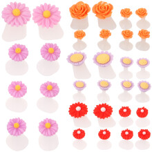 64 Pezzi Separadita A Fiori In Silicone Per Pedicure E